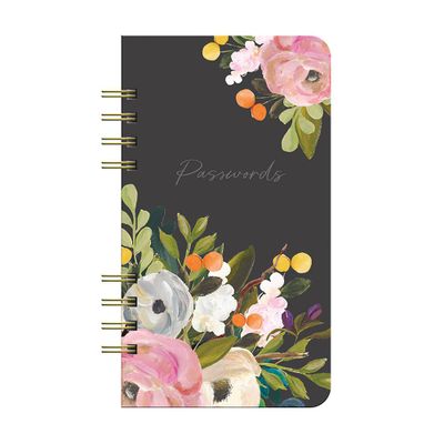 Floral Password Book