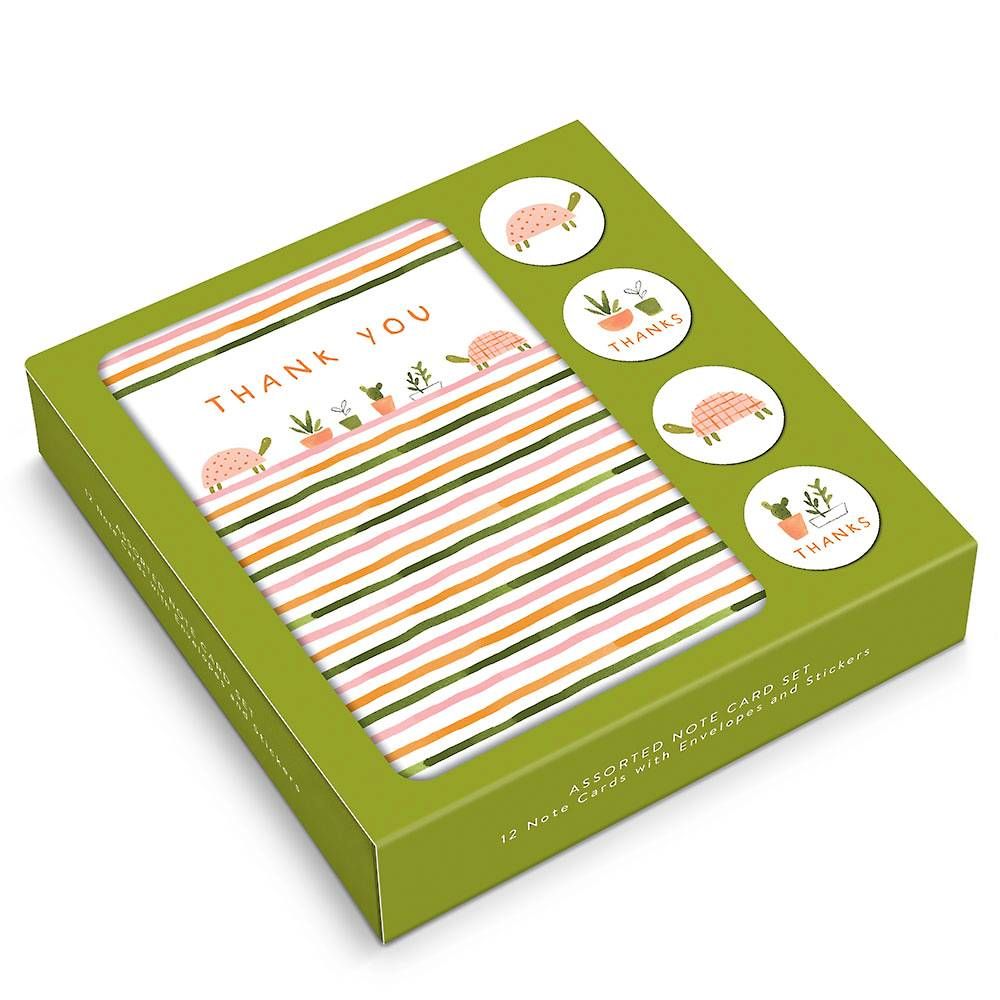 Turtle Garden Thank You Card Set