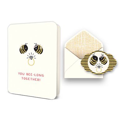 Bee-Long Together Wedding Card