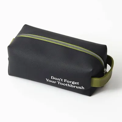 Don't Forget Your Toothbrush Toiletry Bag