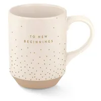 To New Beginnings Stoneware Mug