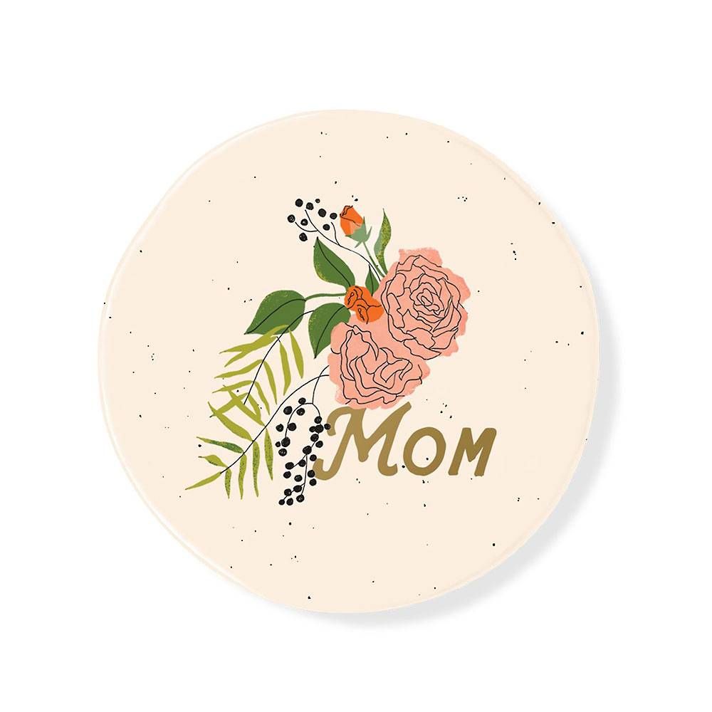 Mom Floral Trinket Dish