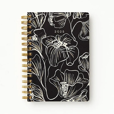 2024-2025 Paper Source Floral Linework Weekly Planner