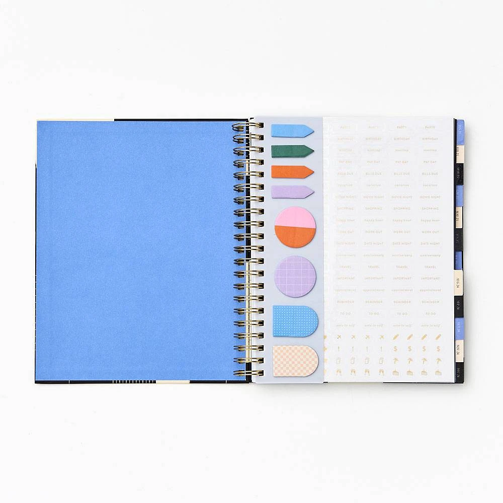 2024-2025 Paper Source Modern Deco Arches Work/Life Balance Weekly Planner