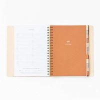 2024-2025 Paper Source Neutral Floral Weekly Planner