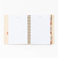 2024-2025 Paper Source Neutral Floral Weekly Planner