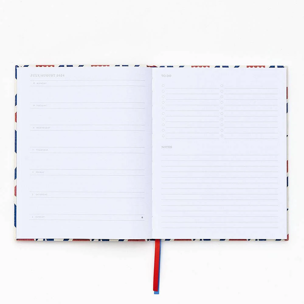 2024-2025 Paper Source Tulips Weekly Planner