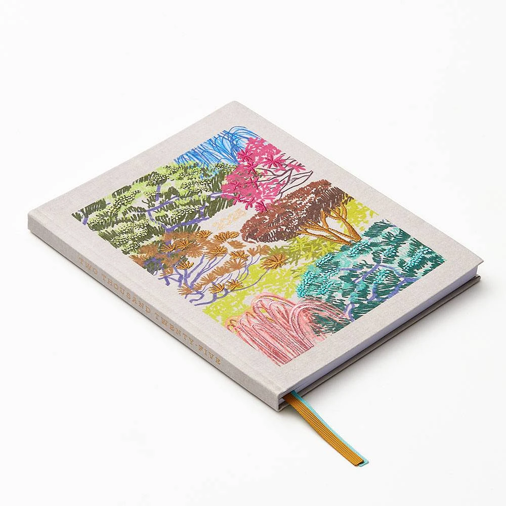 2024-2025 Paper Source Embroidery Arboretum Weekly Planner