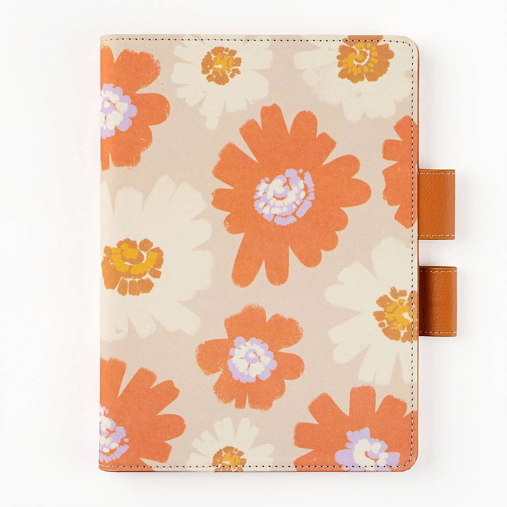 Paper Source All Over Floral Bookcloth Journal Cover with Pen Loop Closure