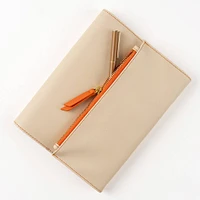 Paper Source A5 Journal Cover Clutch in Beige and Orange