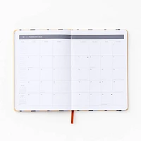 2025 Paper Source Simplistic Lines Monthly Planner