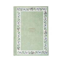 Floral Border Hardcover Book Cloth Journal