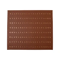 Letter Flow Cognac Desk Pad