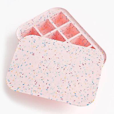 Pink Confetti Ice Molds