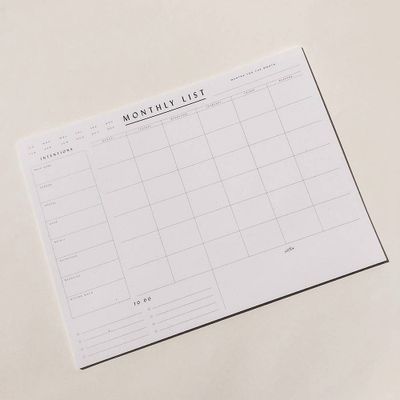 Monthly List Deskpad