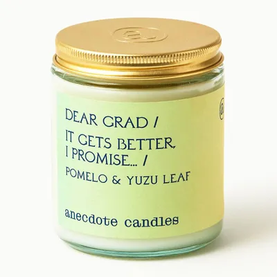 Dear Grad Glass Jar Candle