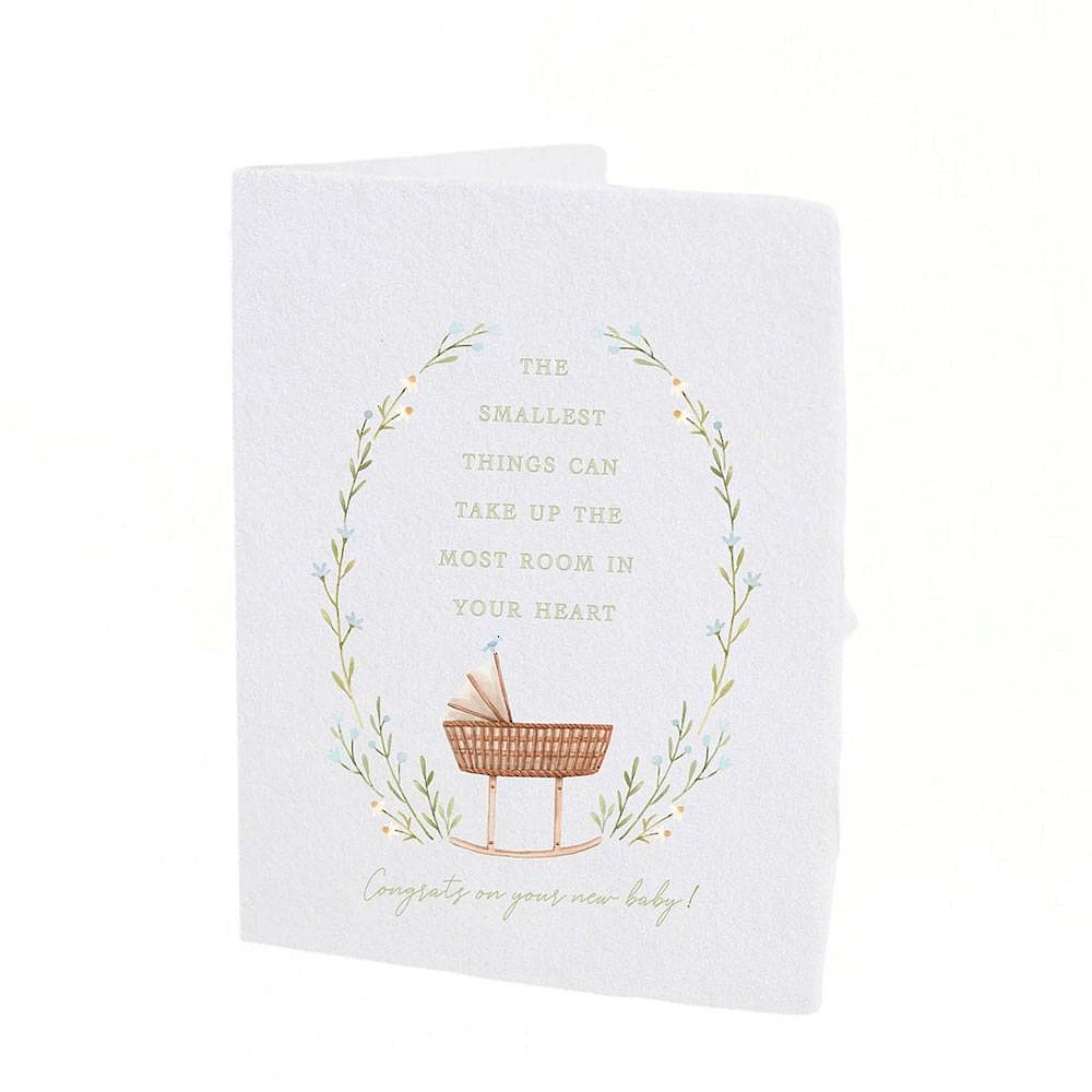 Smallest Things Quote New Baby Card