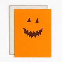 Jack O' Lantern Greeting Card