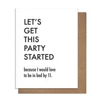 Get This Party Started Birthday Card