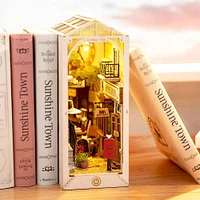 DIY Miniature Bookend: Sunshine Town