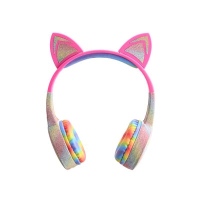 Cat Glitter Bluetooth Headphones