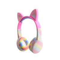 Cat Glitter Bluetooth Headphones