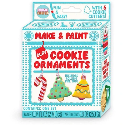 Make & Paint Clay Cookie Ornaments Kit