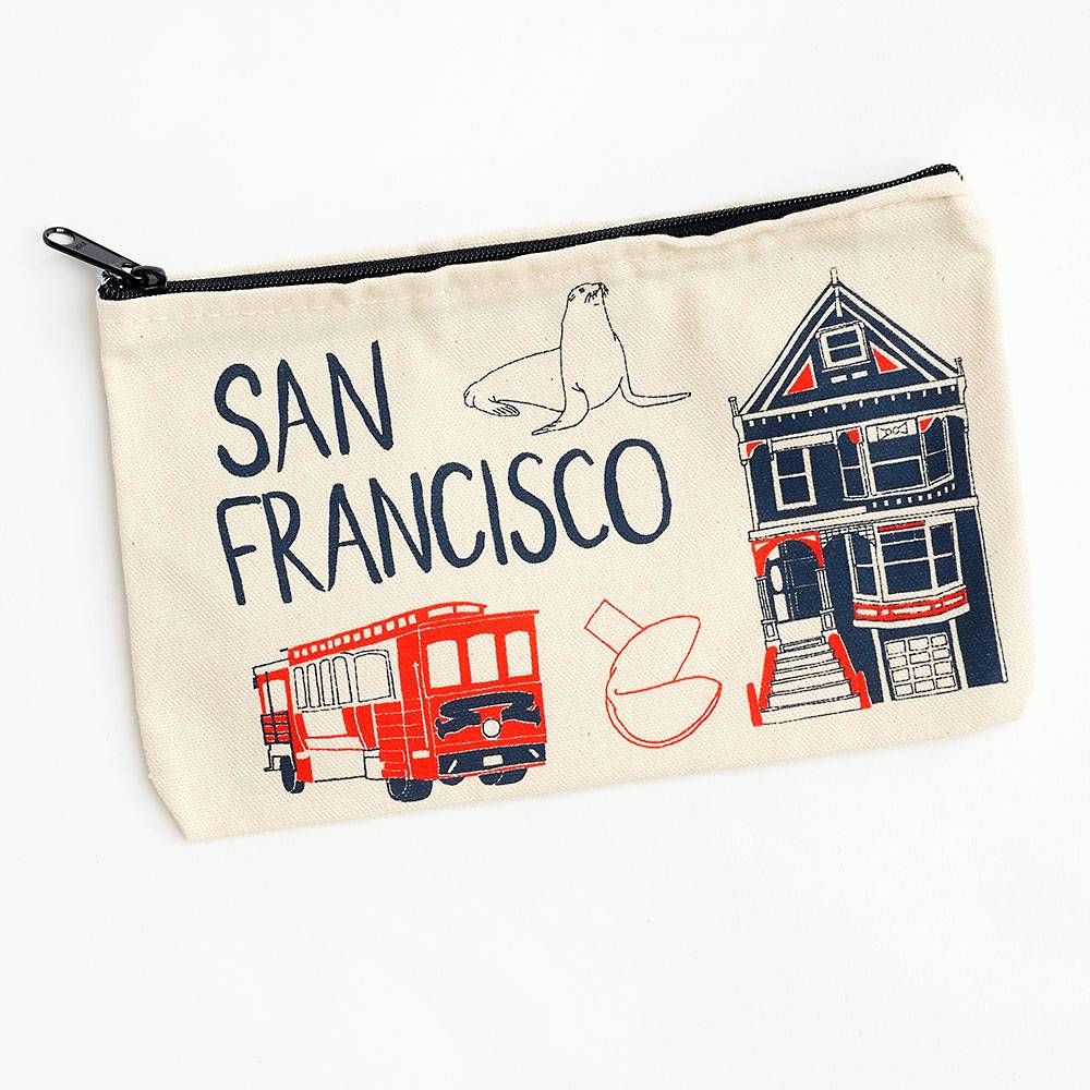 San Francisco City Icons Pouch