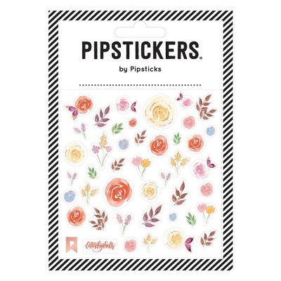 Pipsticks Watercolor Flowers Stickers