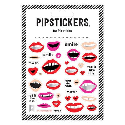 Pipsticks Lots of Lips Stickers