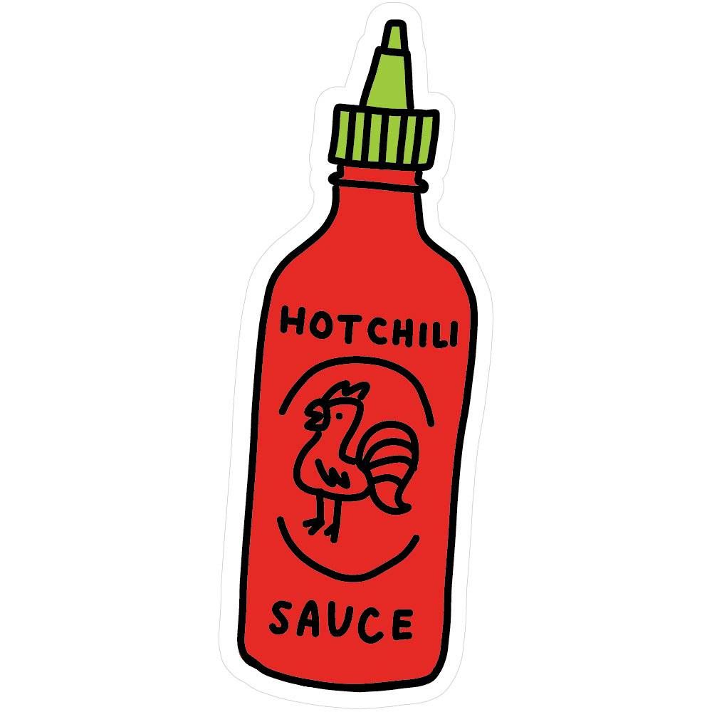 Pipsticks Hot Sauce Vinyl Sticker