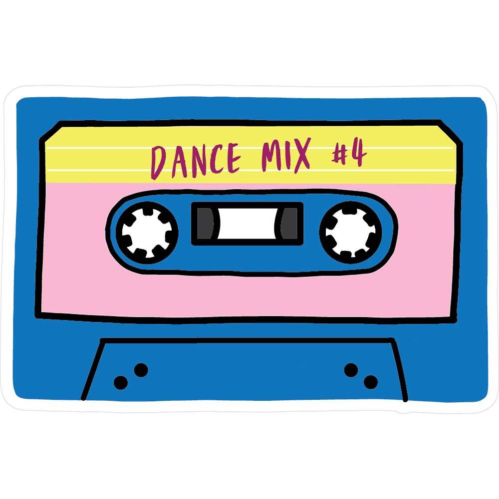 Pipsticks Mix Tape Vinyl Sticker