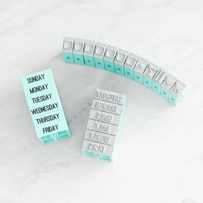 Weekday Planner Stamp Set