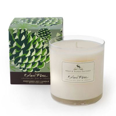 Large Roland Pine Candle