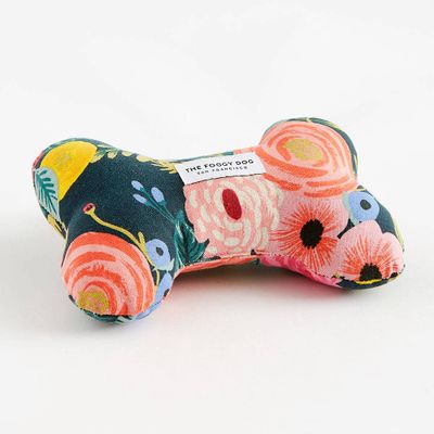 Painted Peonies Midnight Squeak Toy
