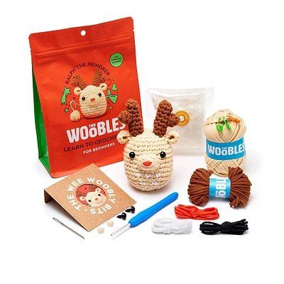 Ralph the Reindeer, The Woobles Beginner Crochet Kit