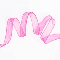 Fuchsia Organdy Wired Ribbon