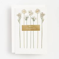 With Sympathy Floral Card