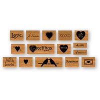 Love Rubber Stamp Set