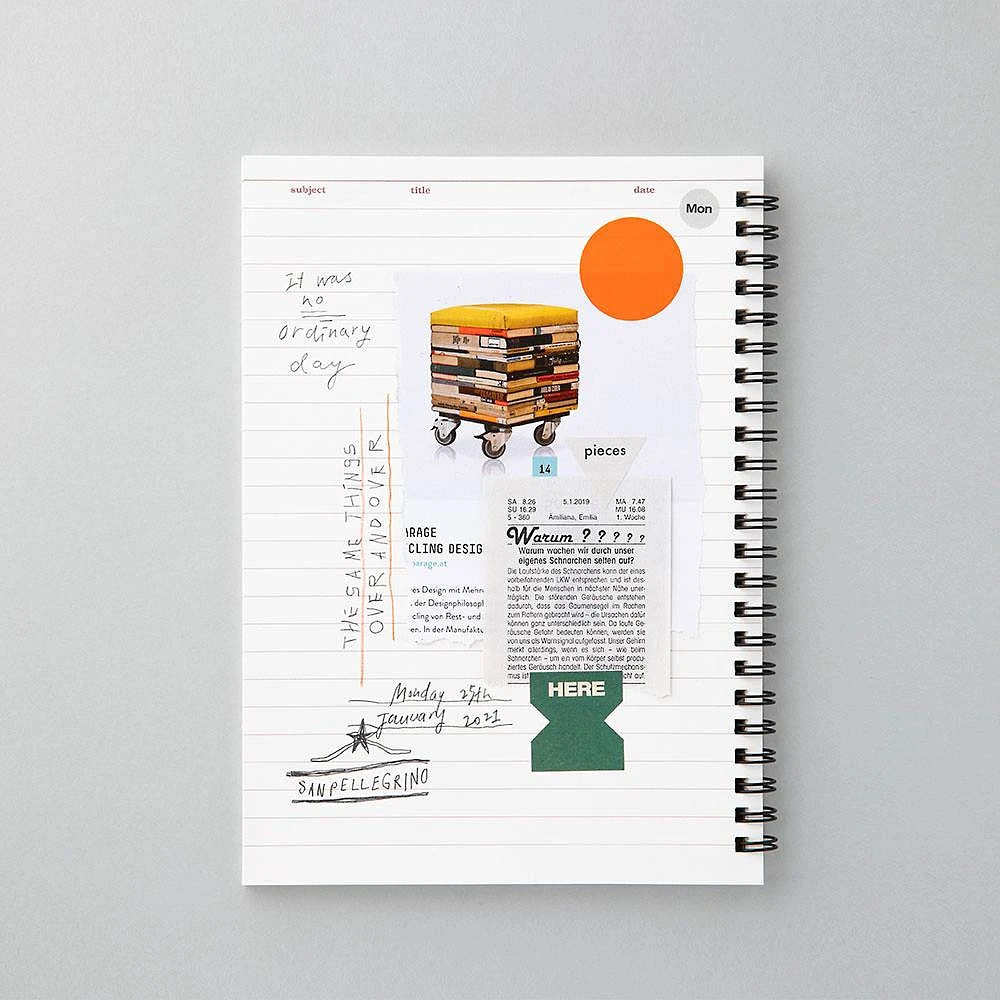 Orange Lined Journal