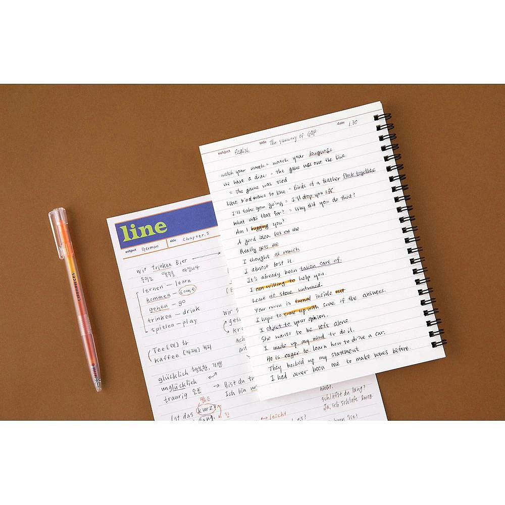 Orange Lined Journal
