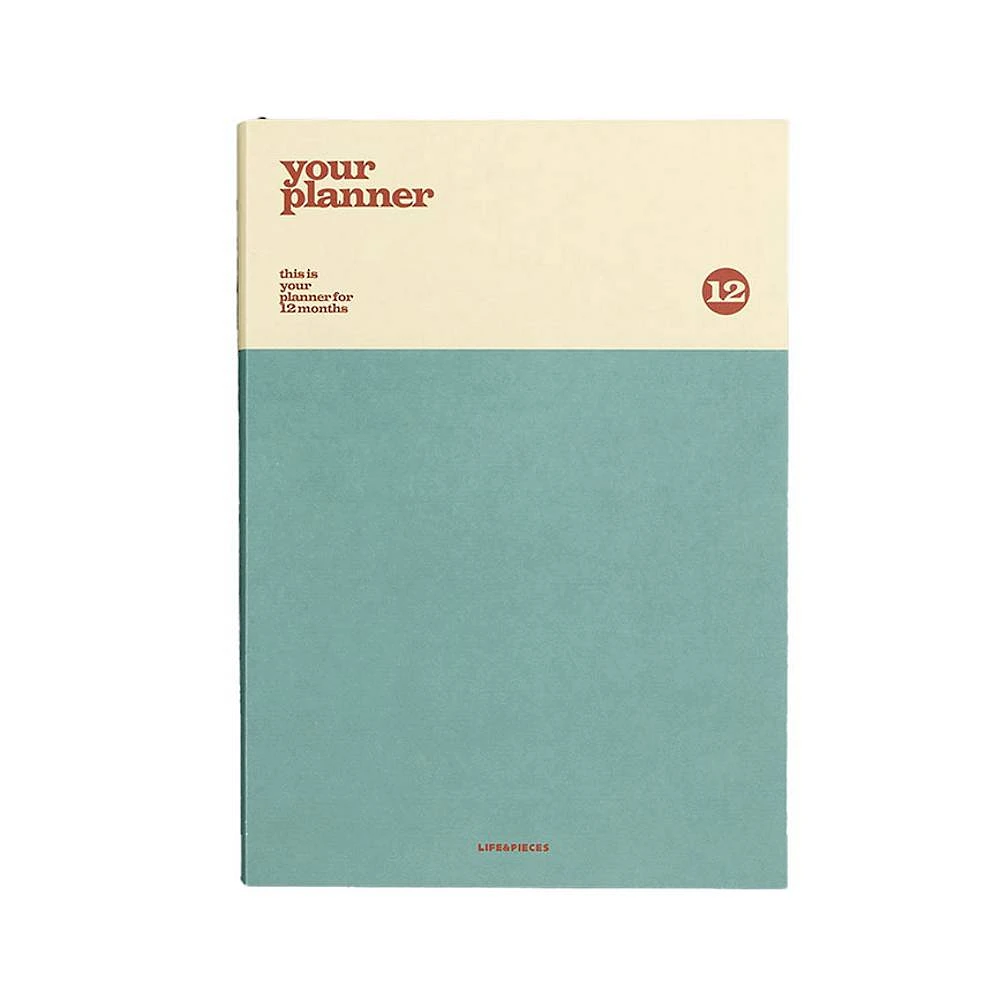 Blue Undated 12 Month Your Planner