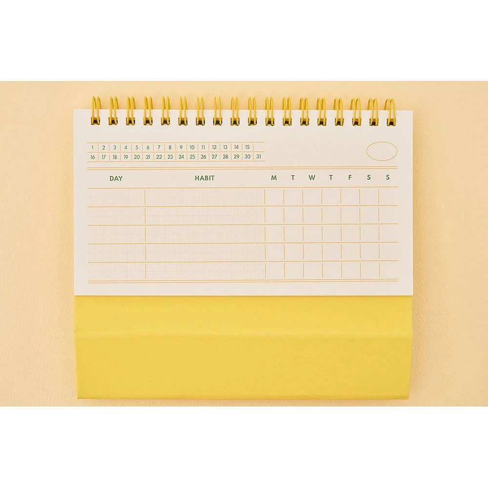 Little Things Yellow Weekly Habit Tracker