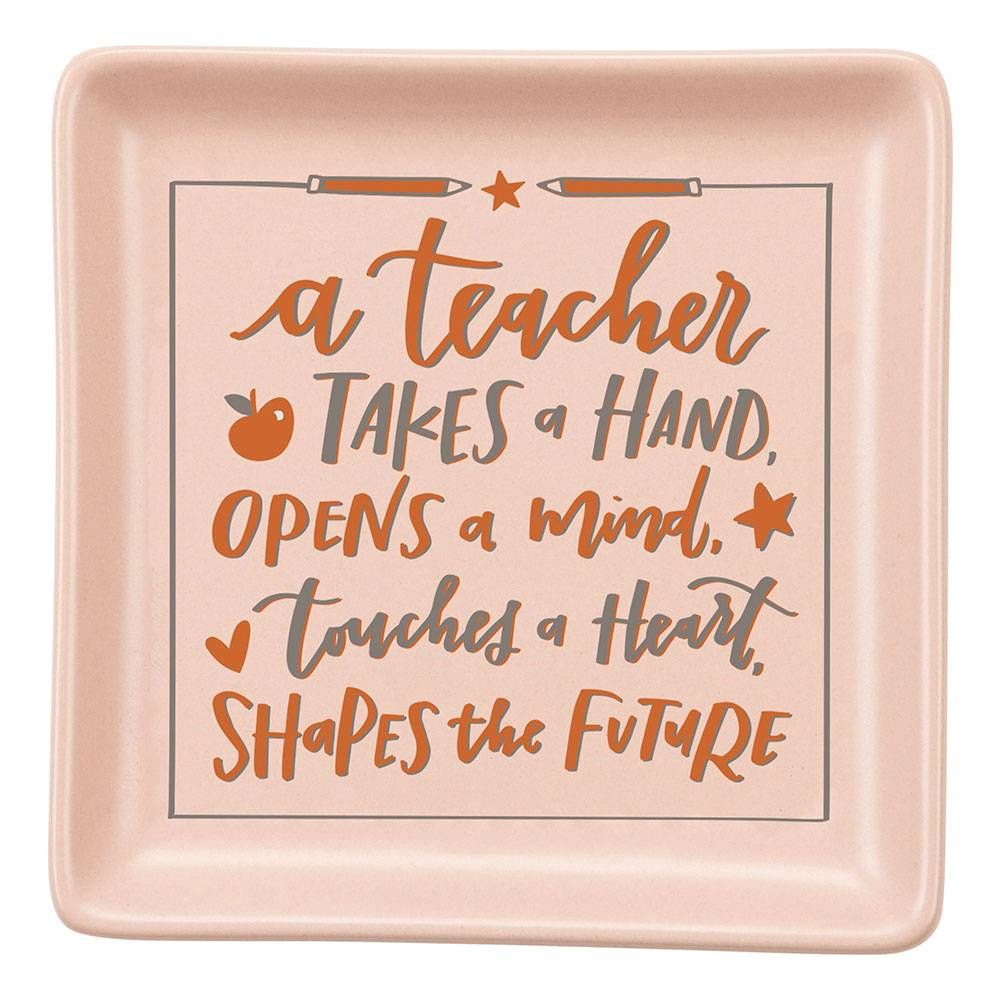 Teacher Square Trinket Dish