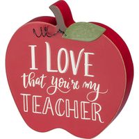 Teacher Apple Desk Sign