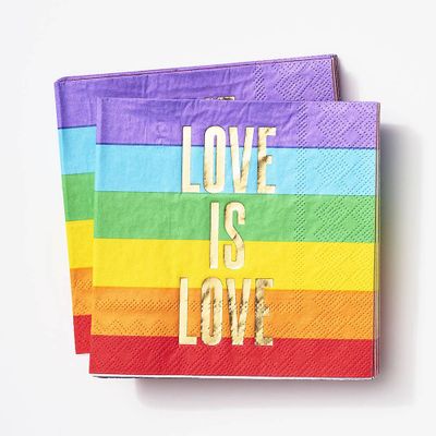 Love Is Love Cocktail Napkins