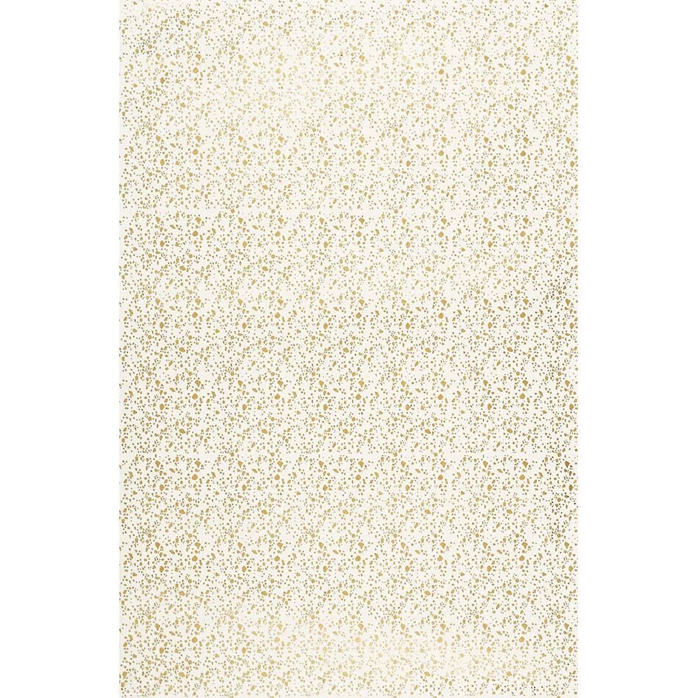 Gold Flecks on Cream Handmade Paper