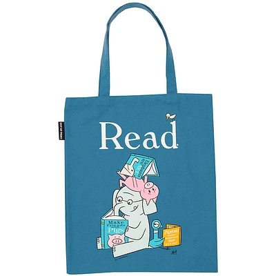 ELEPHANT & PIGGIE Read Tote Bag