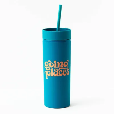 Going Places Skinny Tumbler