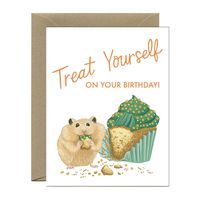 Treat Yourself Birthday Card